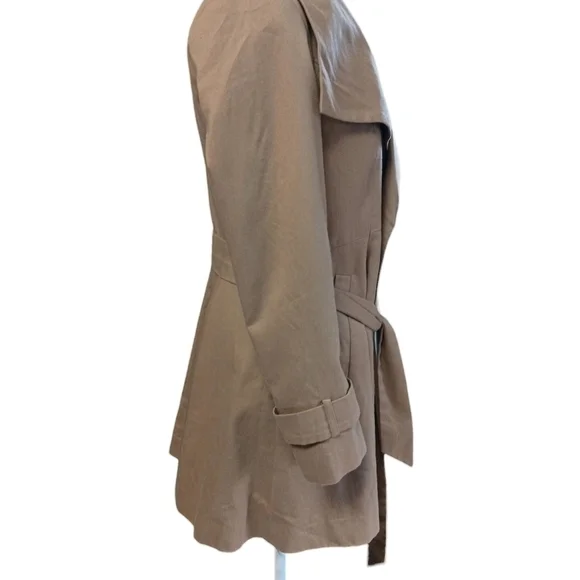 ASOS Skater Trench Coat Size 0 - Picture 3 of 8